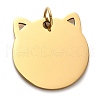 201 Stainless Steel Stamping Blank Tag Pendants STAS-H438-03G-1-1