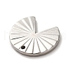 Non-Tarnish 304 Stainless Steel Pendants STAS-M312-01B-P-3