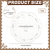 BENECREAT 1Pc Custom Acrylic Measuring Tools DIY-BC0014-13-2