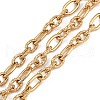 Ion Plating(IP) 304 Stainless Steel Twist Oval Link Chains CHS-K017-03G-1