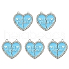 Alloy Enamel Split Pendant ENAM-YW0003-81B-1