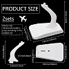 2 Sets Plastic Model Aircraft Display Stands ODIS-FG0001-84-2