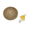 10Pcs Transparent Glass Pendants PALLOY-JF02944-3