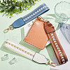 WADORN 3Pcs 3 Colors Nylon Wristlet Short Bag Straps AJEW-WR0001-82-4