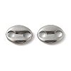 Non-Tarnish 304 Stainless Steel Links Connectors STAS-O145-17P-1