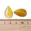 Natural Yellow Agate Cabochons G-B082-09-3