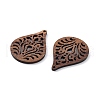 Walnut Wood Laser Cut Pendants WOOD-Q051-03A-2