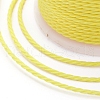 Round Waxed Polyester Cord YC-G006-01-1.0mm-04-2
