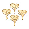 Ion Plating(IP) 201 Stainless Steel Pendants STAS-N098-065LG-2