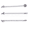 30Pcs Stainless Steel Chain Extender STAS-CJ0001-184-1