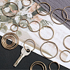 SOFPLATE Iron Open Jump Rings FIND-SP0002-63B-4