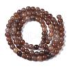 Natural Purple Aventurine Round Bead Strands G-E334-4mm-21-2