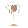Iron Tabletop Detachable Jewelry Stand with Eye Shaped Vanity Mirror BDIS-K006-01G-3