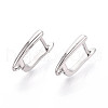 Brass Hoop Earring Findings KK-N267-23A-P-1