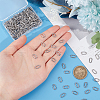 Unicraftale 200Pcs 304 Stainless Steel Linking Rings STAS-UN0060-35-5