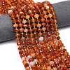 Natural Banded Agate Beads Strands G-P573-A11-01-1