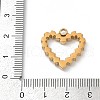 304 Stainless Steel with Rhinestone Pendants STAS-Z120-02A-G-3