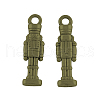 Tibetan Style Alloy Soldier Pendants TIBEP-GC160-AB-NR-1
