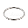 304 Stainless Steel Micro Pave Clear Cubic Zirconia Finger Rings RJEW-B068-01C-P-3