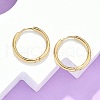 Ion Plating(IP) 304 Stainless Steel Huggie Hoop Earrings X-EJEW-F111A-19mm-G-1