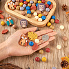 Beadthoven 69Pcs 12 Style Food Grade Eco-Friendly Silicone Focal Beads SIL-BT0001-06-6