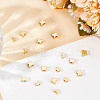GOMAKERER 40Pcs 2 Style Brass Beads KK-GO0001-03-4