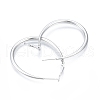 Tarnish Resistant 201 Stainless Steel Teardrop Hoop Earrings for Women EJEW-N052-03B-01-2