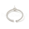 Brass Open Cuff Ring Settings KK-G518-02P-02-3