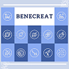 BENECREAT Iron Stamps Seal AJEW-BC0001-57O-8