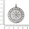 316 Surgical Stainless Steel Pendants STAS-D304-11AS-3