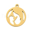 Mother's Day 201 Stainless Steel Pendants STAS-M015-26G-1