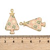 Christmas Theme Rack Plating Alloy Pendants FIND-M020-02F-G-3