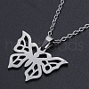 Non-Tarnish 201 Stainless Steel Pendants Necklaces NJEW-S105-JN709-45-1-1