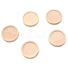 Natural Wood Cabochon Settings WOOD-WH0115-37C-A-1