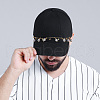 6Pcs 6 Styles Brass & Alloy Enamel Charms Baseball Cap Chain AJEW-GO00040-5