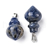 Natural Sodalite Pendants G-G998-C05-3