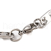 201 Stainless Steel Link Chain Bracelets BJEW-B078-140GP-3