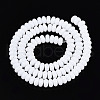 Opaque Spray Painted Glass Beads GLAA-ZX008-6mm-18G-1