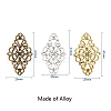 Retro Hollow Alloy Links Accessories PALLOY-CJ0001-92-2