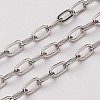 Tarnish Resistant 304 Stainless Steel Cable Chains CHS-L015-16-1