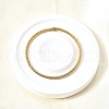 304 Stainless Steel Bangles for Women Men BJEW-Z131-01G-1