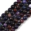 Natural Agate Beads Strands G-C082-A01-23-2