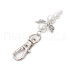 Angel Glass Pearl Pendant Decoration HJEW-JM02761-01-4