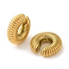 304 Stainless Steel Ear Cuff Findings STAS-O006-07C-G-2