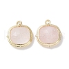 Natural Rose Quartz Pendants G-G012-09A-04-2