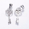 Long-Lasting Plated Brass Micro Pave Cubic Zirconia Pendants ZIRC-F069-45P-2