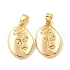 Rack Plating Brass Pendants KK-A214-32G-1