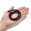 Dyed & Heated Natural Black Agate Bead Strands X-G-H056-6mm-5