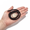 Natural Black Agate Bead Strands X-G-H056-6mm-5