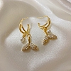 Imitation Pearl Bead Dangle Earrings for Women FS-WG85681-44-1